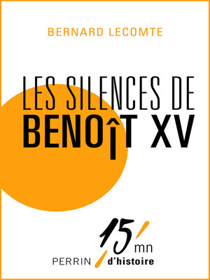cover image of Les silences de Benoît XV